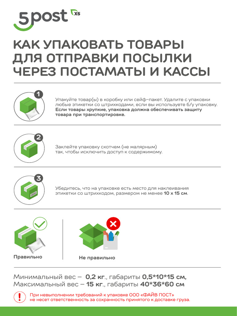 Instructions by Packing | PDF