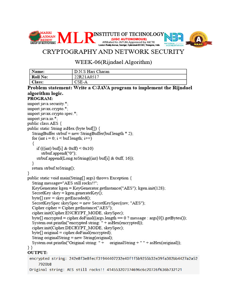 Java Cryptography Algorithms Overview | PDF | String (Computer Science ...
