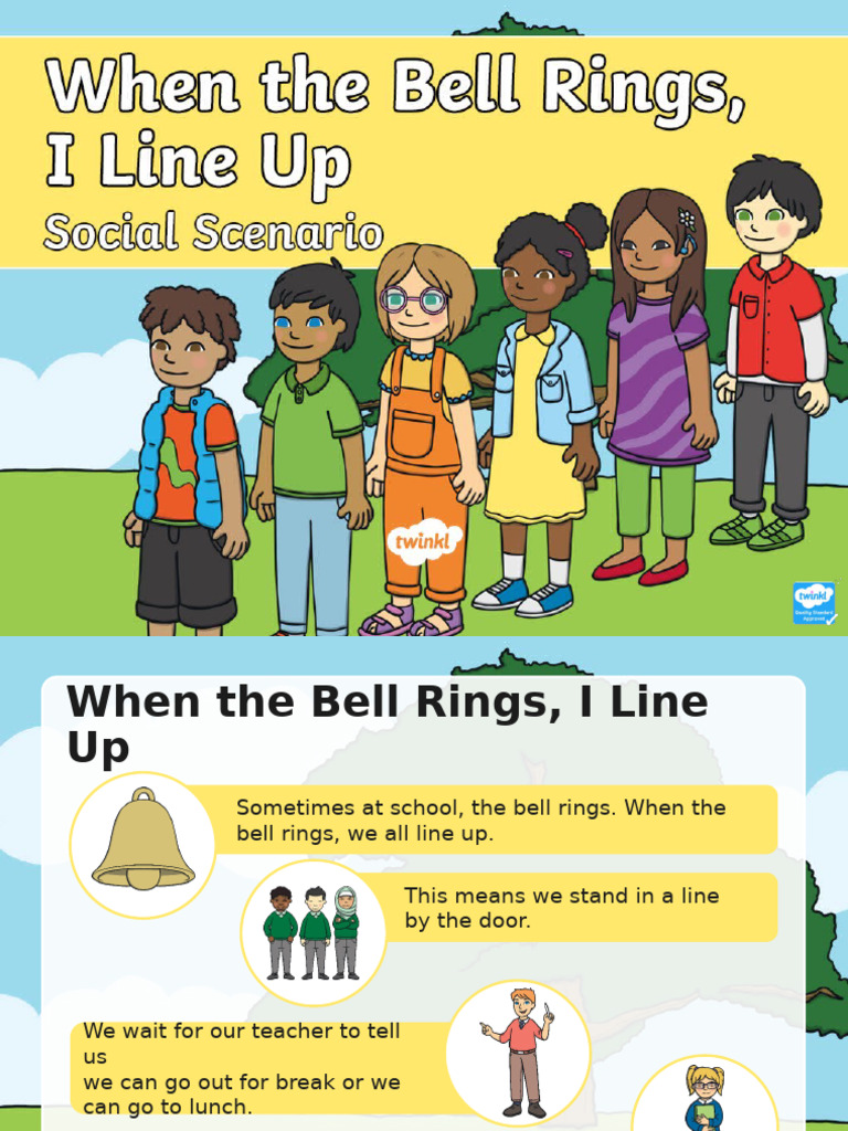 Line Up When the Bell Rings | PDF