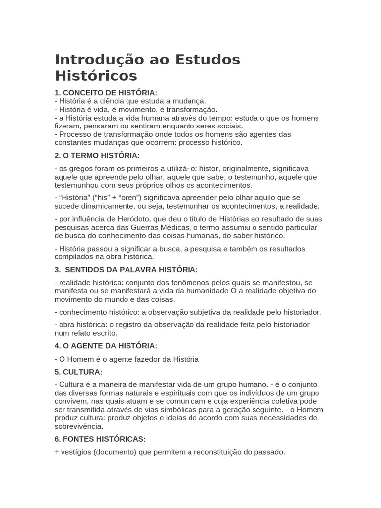 Introdução aos Estudos Históricos | PDF | Tempo | Realidade