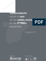 Observatorio sobre el uso de las redes sociales en las pymes españolas