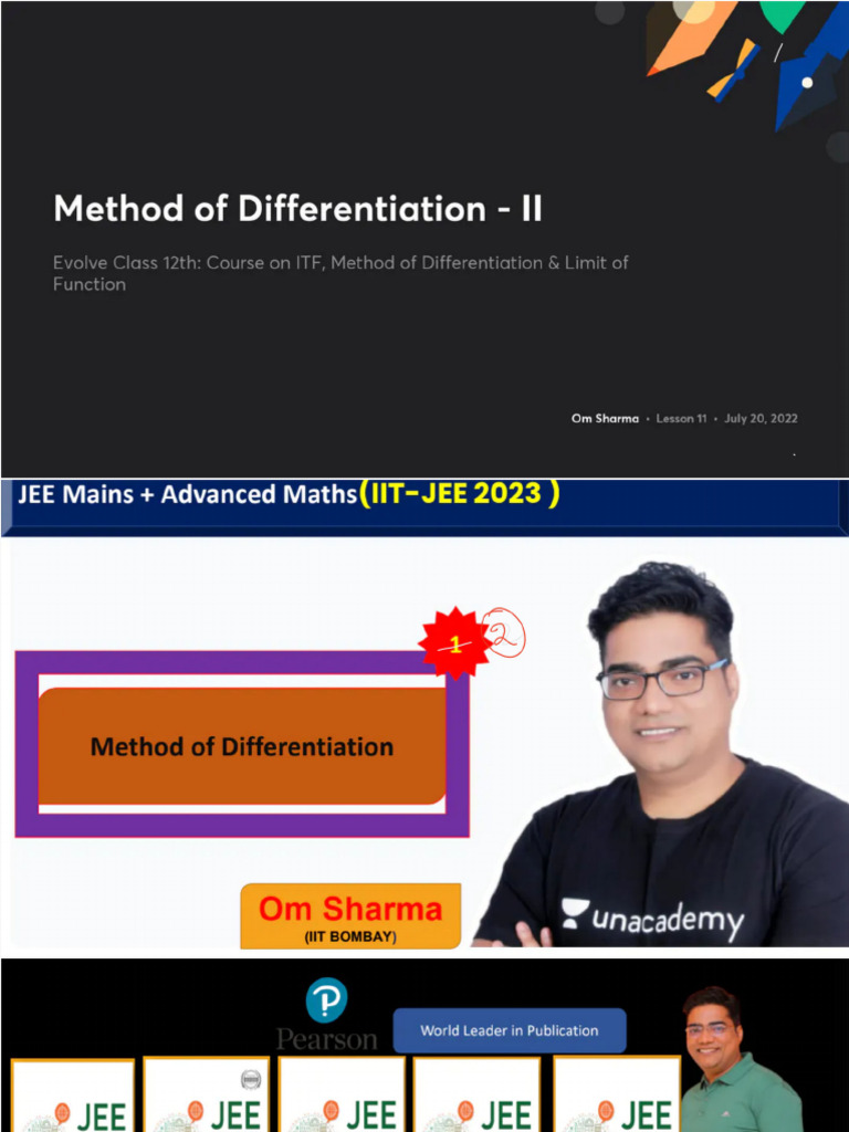 Method of Differentiation - II With Anno 1756079565890 | PDF