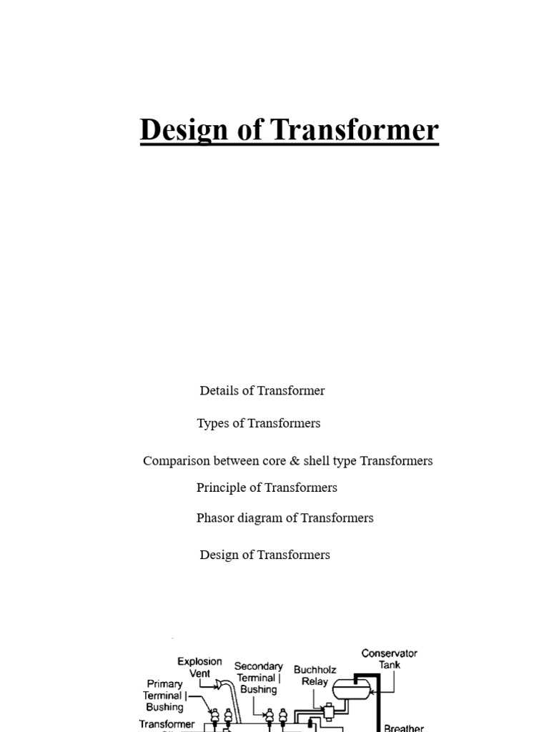 Transformer Design and Specifications | PDF | Transformer | Quantity