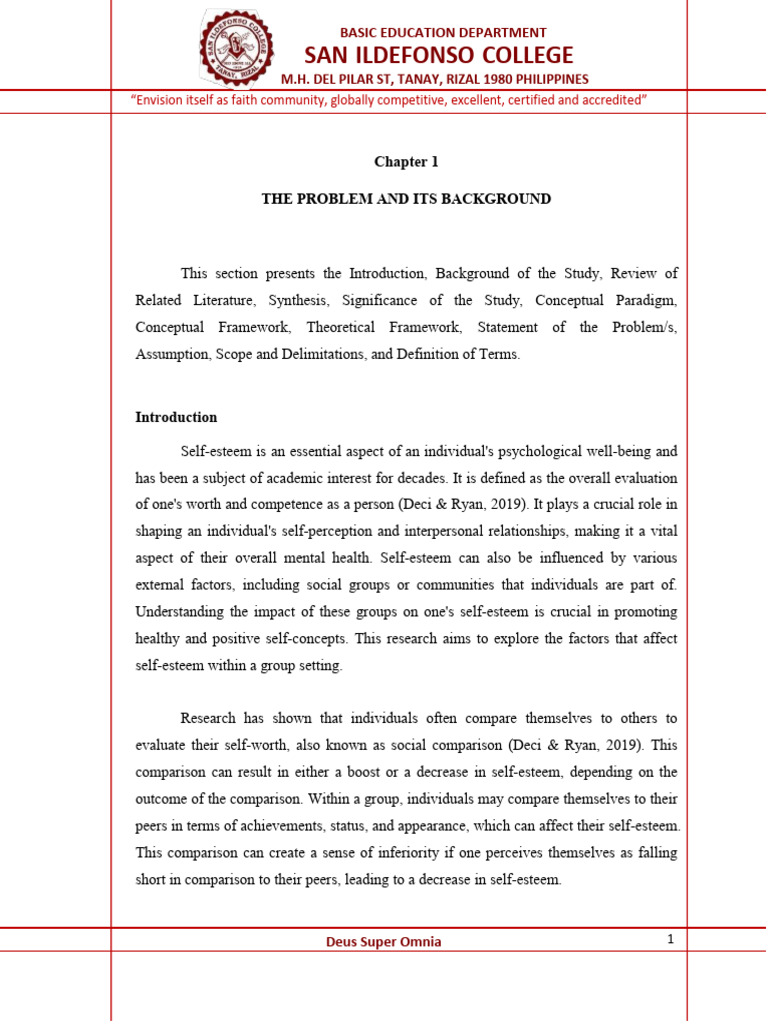 Factors Influencing Student Self-Esteem | PDF | Self Esteem ...