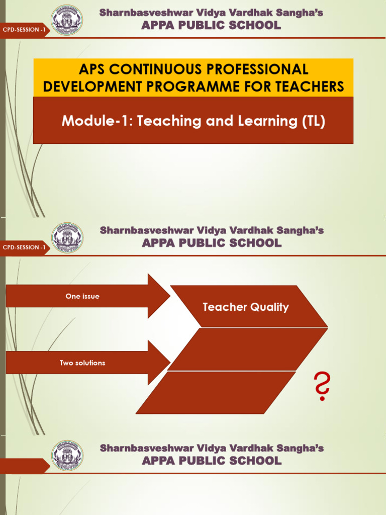Teacher Development Strategies for CPD | PDF | Cognitive Science ...