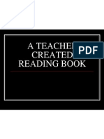 A Teacher Created Reading Book