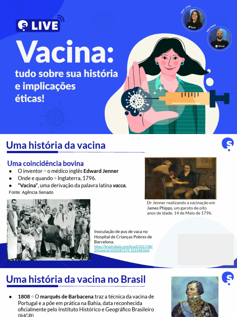 História da Vacinação no Brasil | PDF | Vacinas | Inoculação