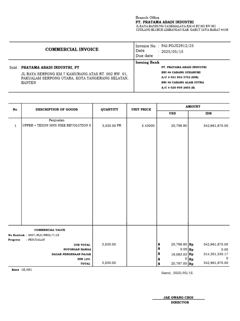 Invoice 15 07 | PDF
