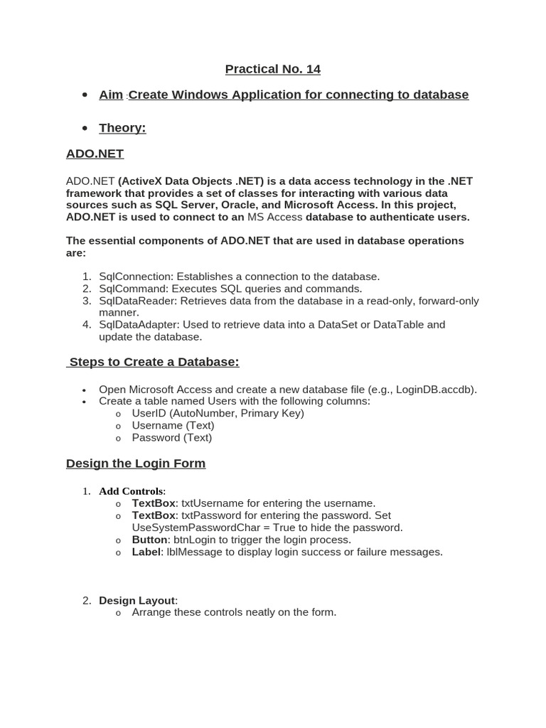Practical No 14 | PDF