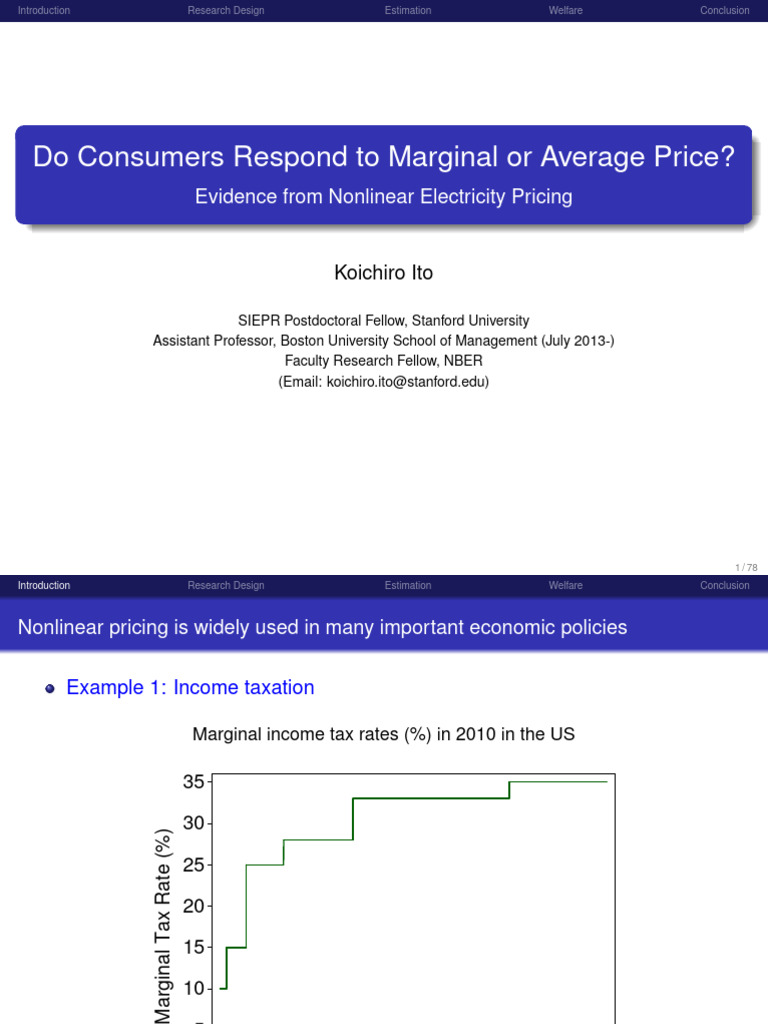 Marginal Price in Electricity | PDF | Taxes | Consumption (Economics)