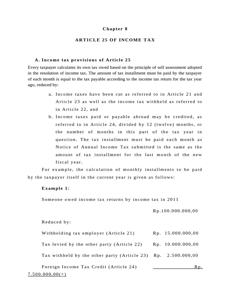 Income Tax Installment Calculation Guide | PDF | Income Tax | Taxes