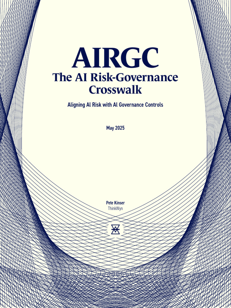 AI Risk-Governance Crosswalk Guide | PDF | Artificial Intelligence ...