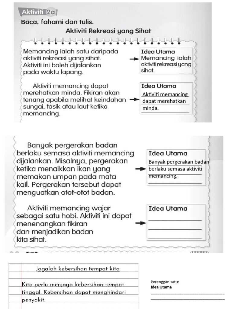 Idea Utama Dalam Petikan | PDF