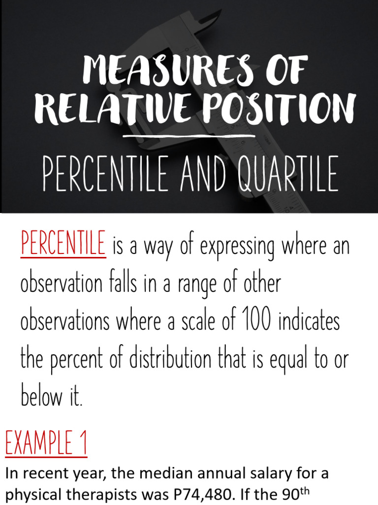 Understanding Percentiles and Quartiles | PDF | Percentile ...
