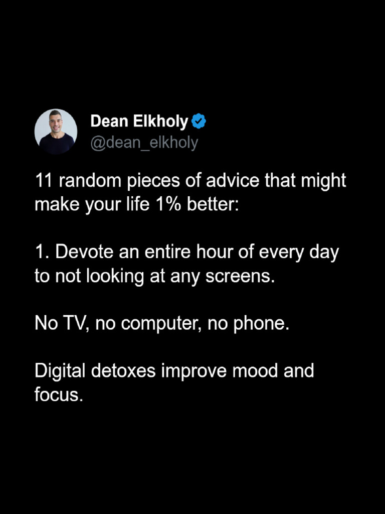 11 Random Life Tips | PDF