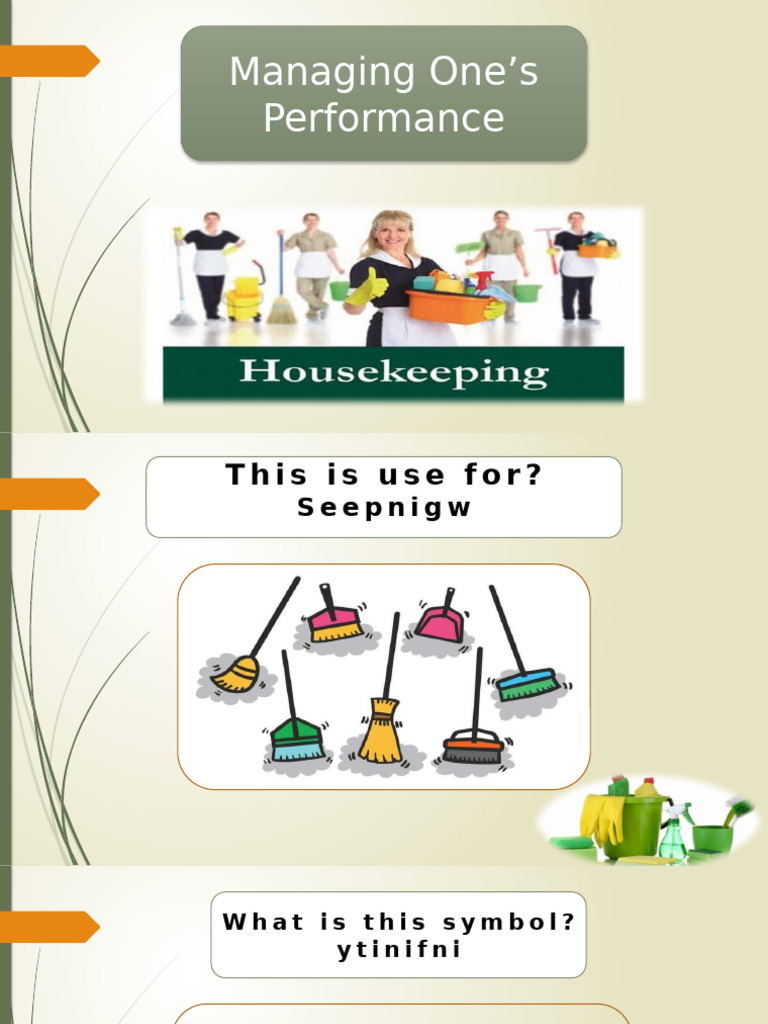 5S Housekeeping and Time Management Guide | PDF | Housekeeping