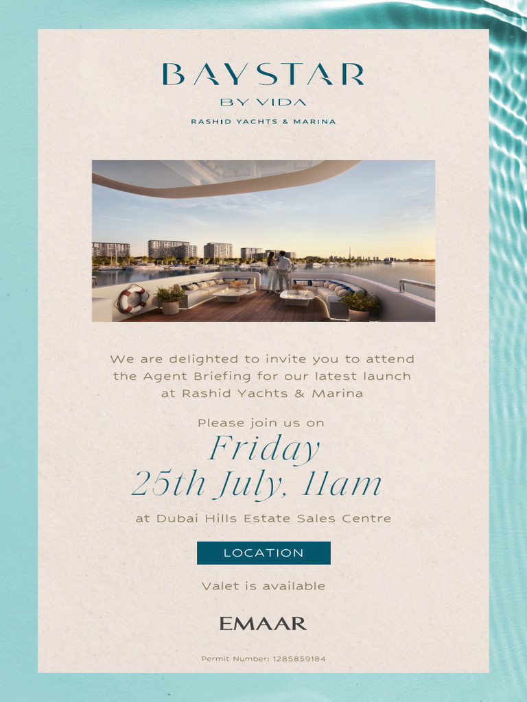 Baystar Rym Launch Briefing Invite | PDF