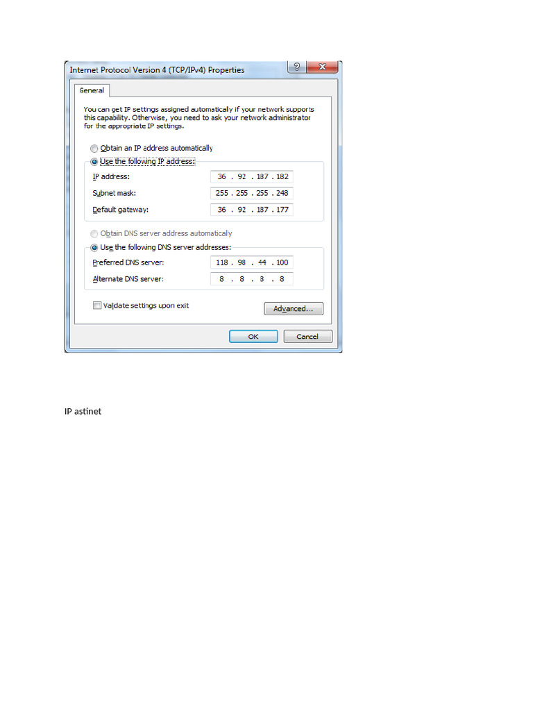 IP Astinet | PDF