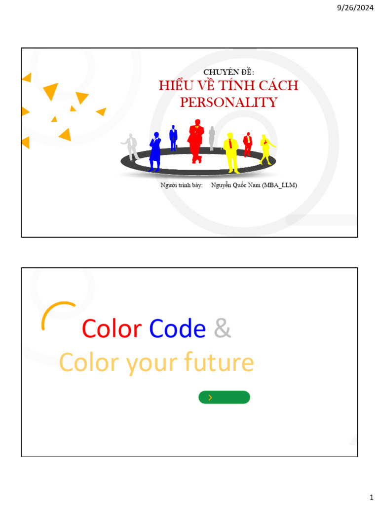 Colorcode Handout | PDF