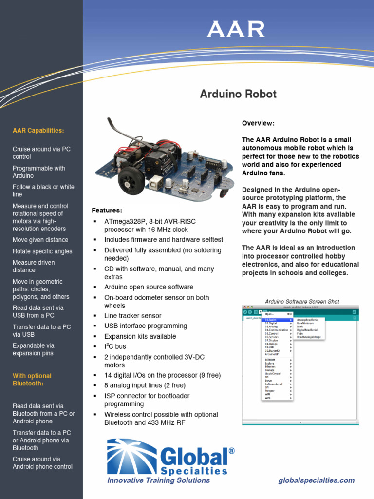 AAR_datasheet-237799 | PDF | Arduino | Usb