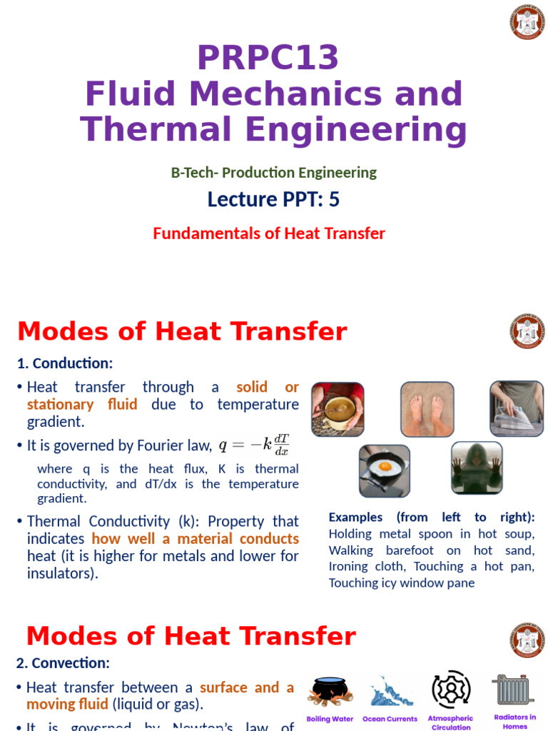 Heat Transfer Fundamentals in Engineering | PDF | Heat Transfer ...
