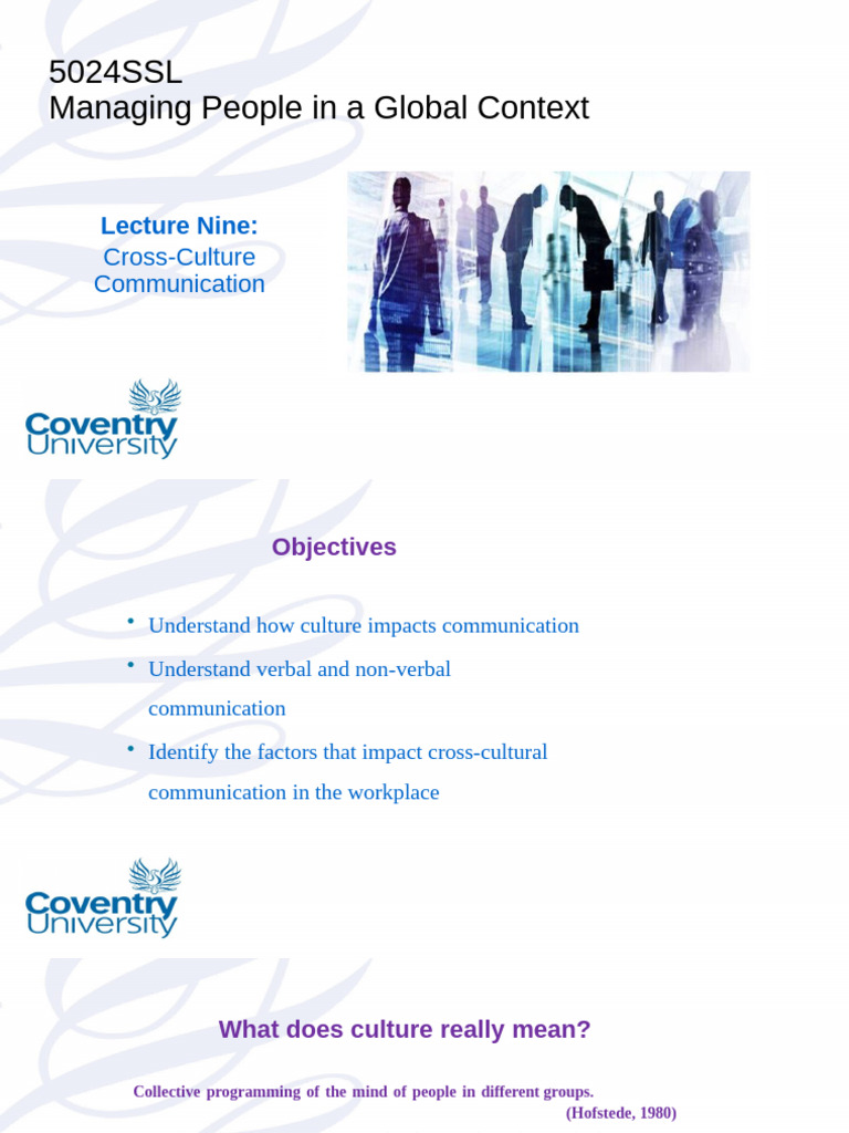 Cross-Cultural Communication Insights | PDF | Communication | Nonverbal ...