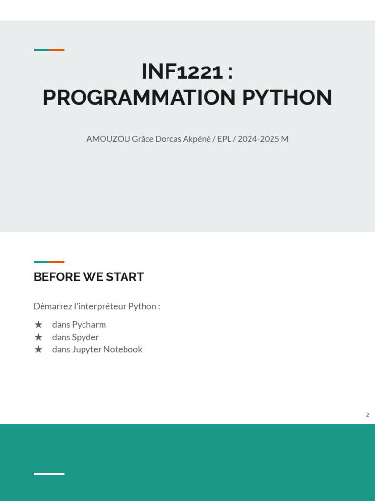 Introduction aux Dictionnaires et Tuples en Python | PDF | Python ...