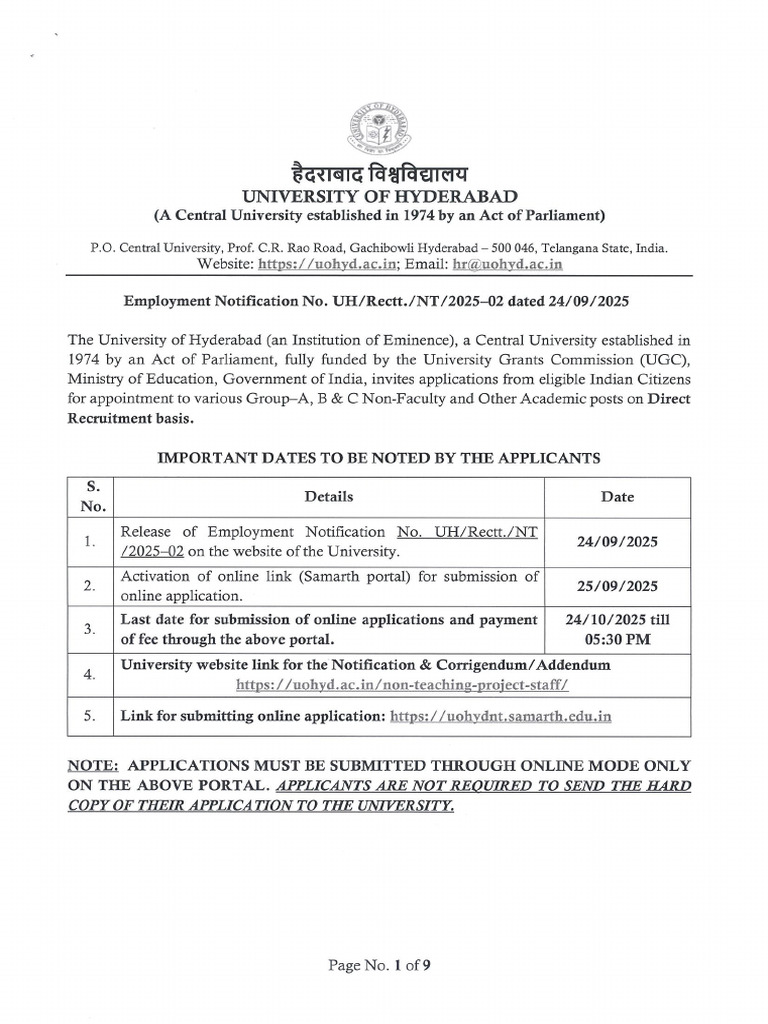 Notification Dated - 24-09-2025 | PDF