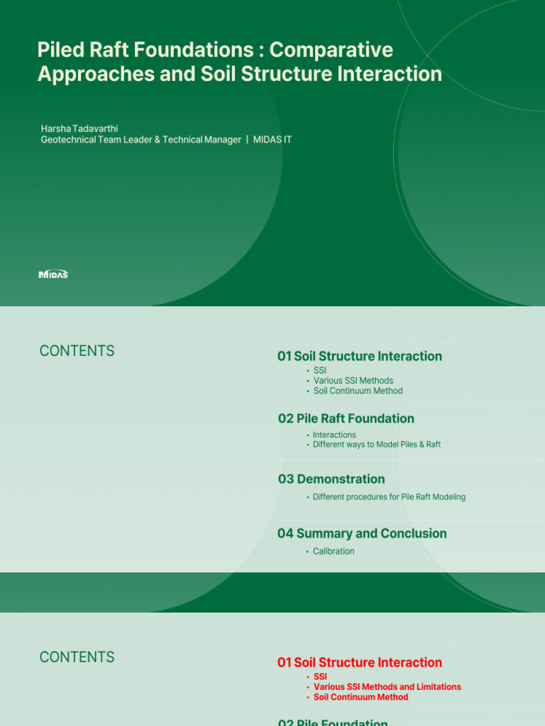 Session 5. Piled Raft Foundations Comparative Approaches & SSI - Shared ...