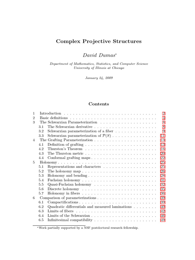 Understanding Complex Projective Structures | PDF | Geometry ...