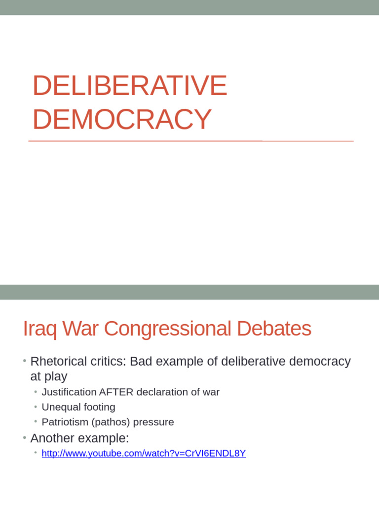 Dec. 3 Deliberative Democracy For Students | PDF | Deliberative ...