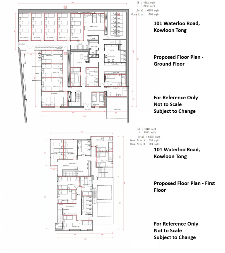 101 Waterloo Road Layout With Dimension | PDF
