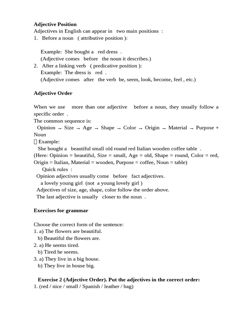 3 Grammar | PDF