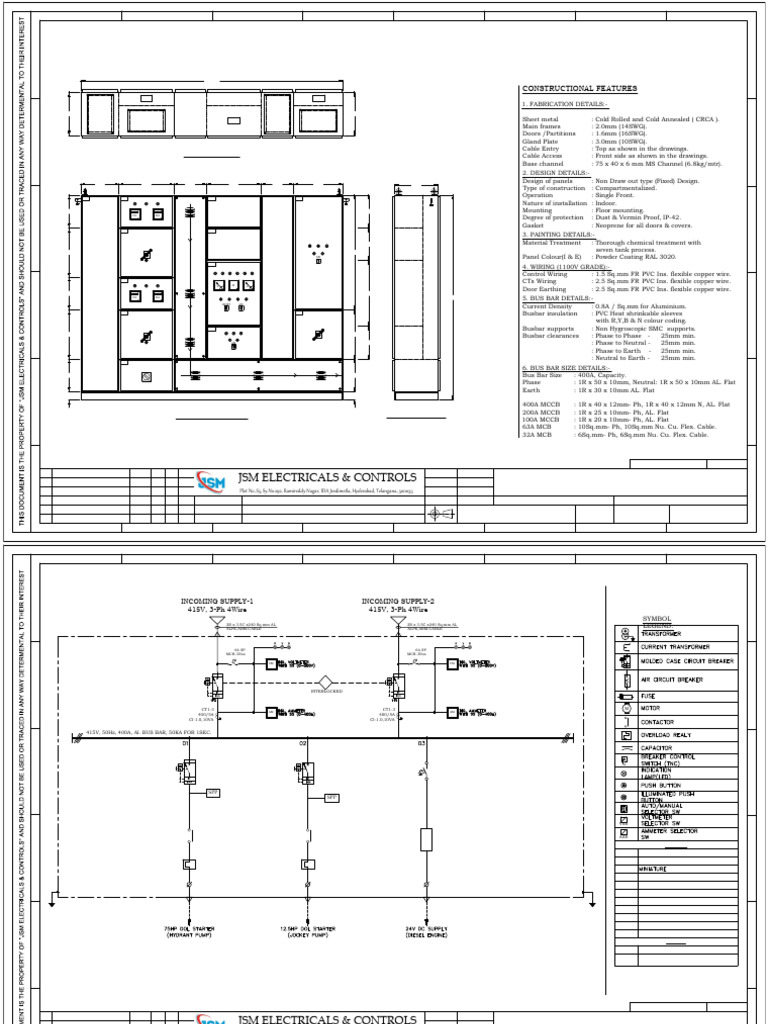10233) DLN Engg - Ramky Genext Towers Fire Panel-02 Drawing - R03 | PDF ...