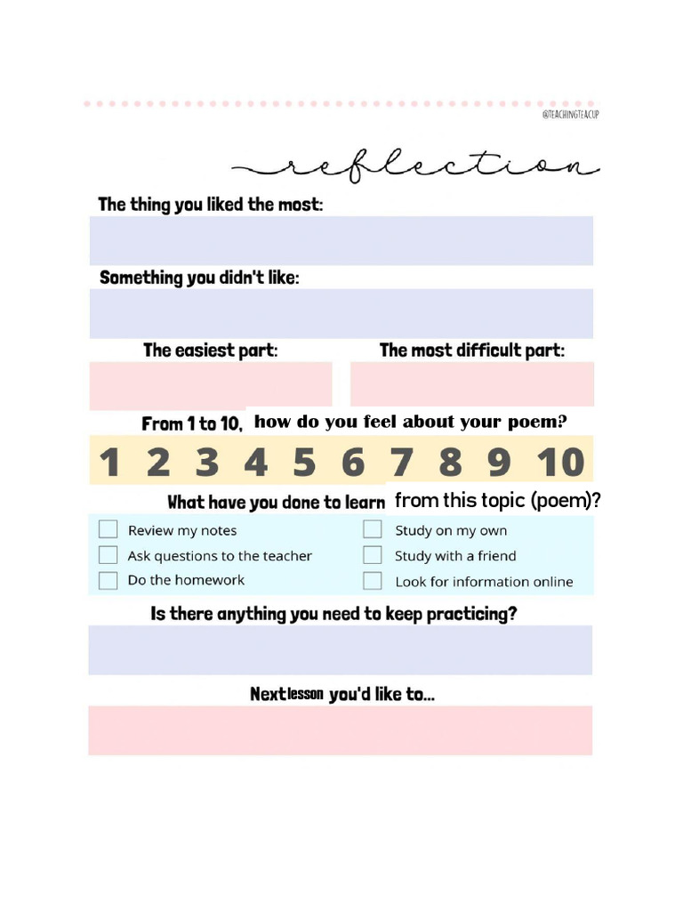 Reflection Edited | PDF