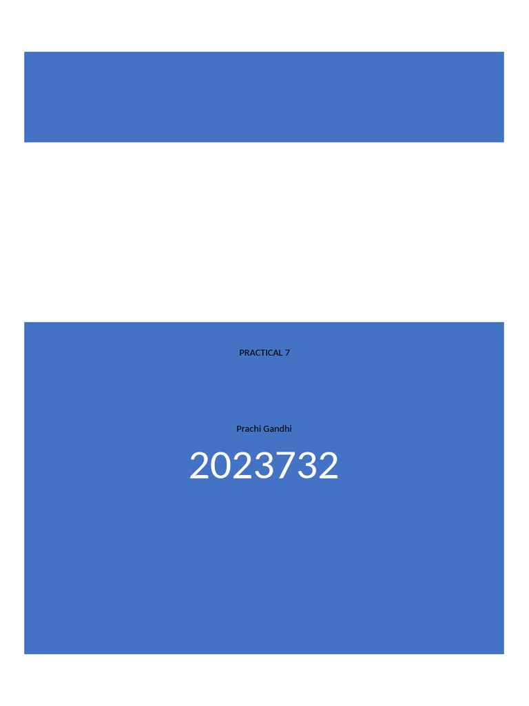 Assignment 7 | PDF