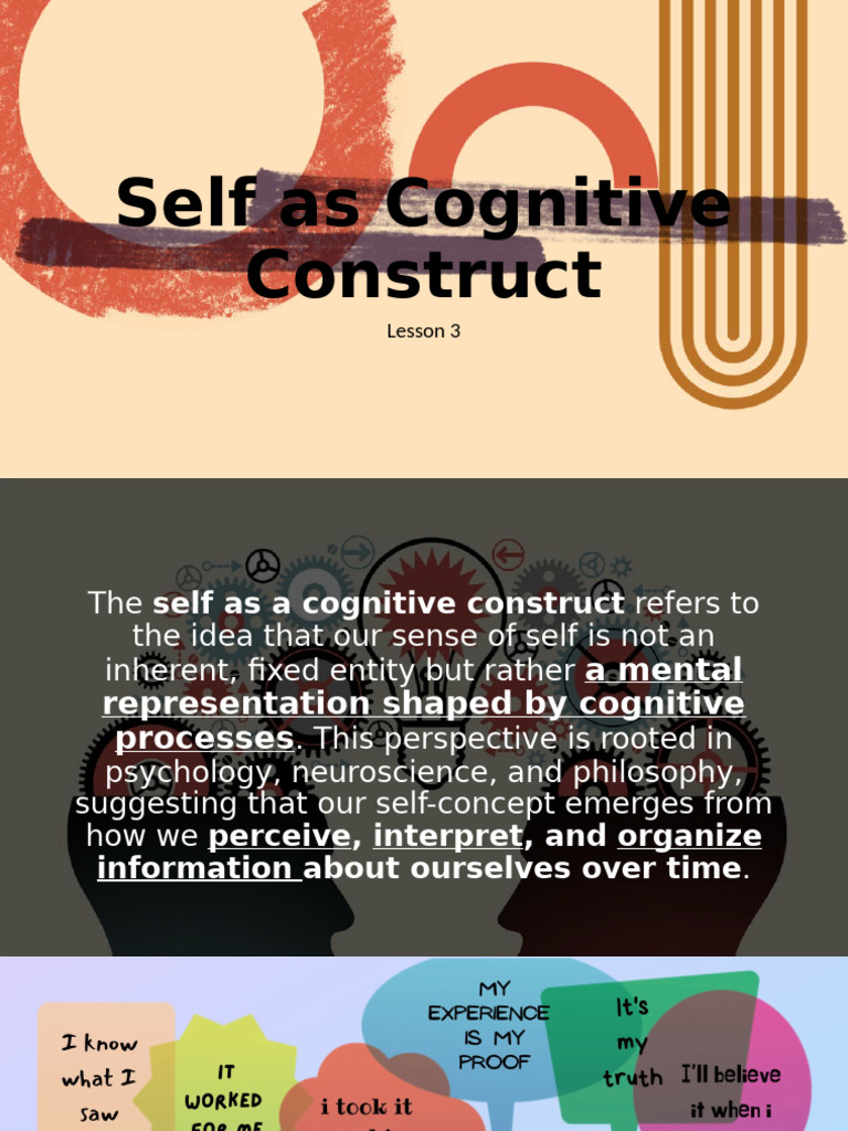 Understanding Self as Cognitive Construct | PDF | Self Concept | Self ...
