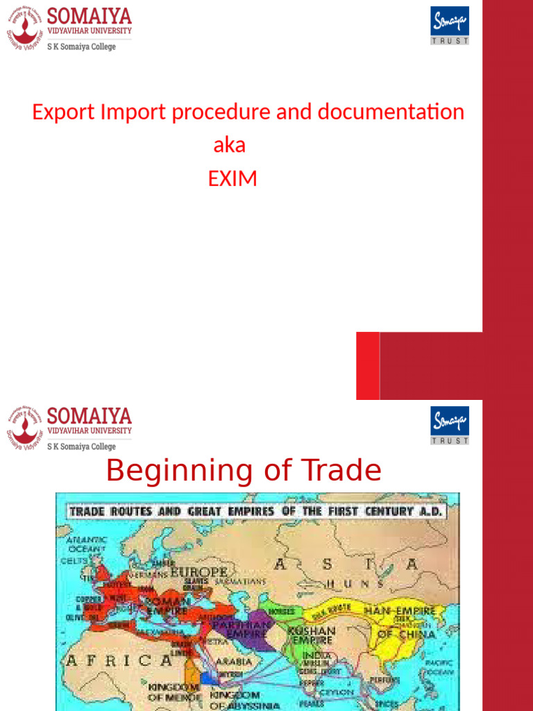 EXIM: Export Import Procedures Guide | PDF | Bill Of Lading | Office Of ...