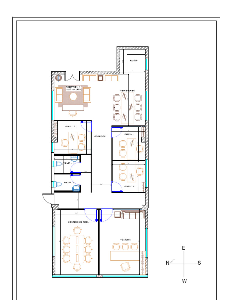 Office Floor Plan Layout Details | PDF