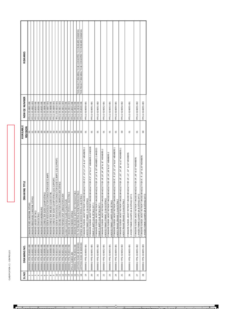 Standard Engineering Drawing Details | PDF