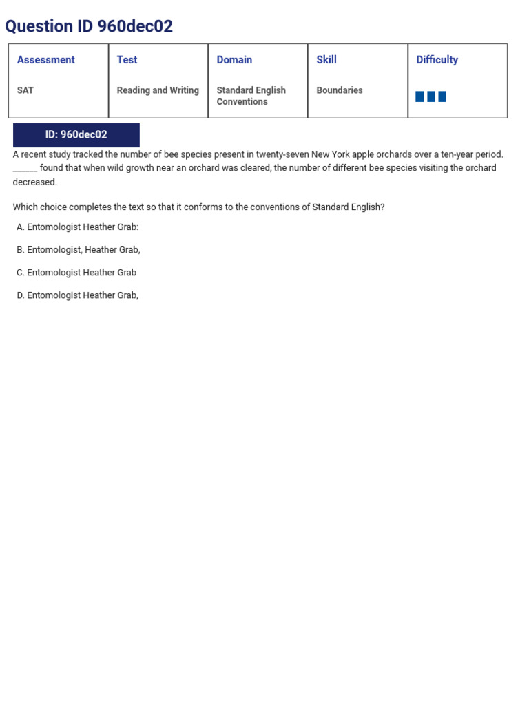 Sat Suite Question Bank Grammar Results Pdf Sat