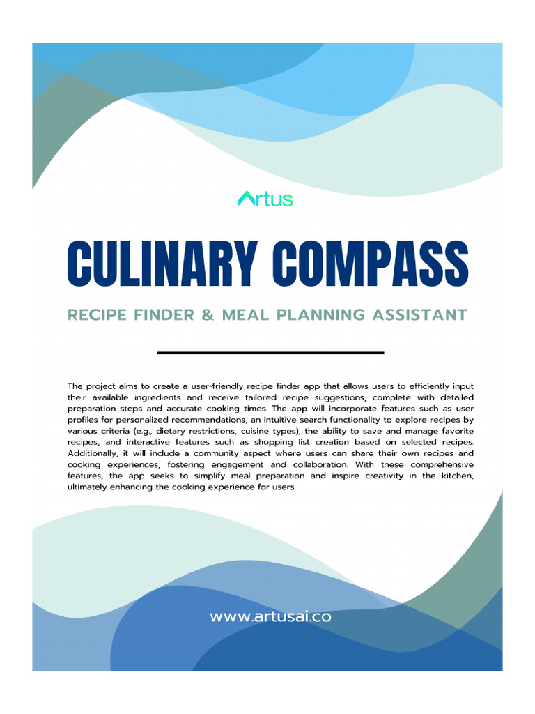 Culinary Compass App Overview | PDF | Databases | Mobile App
