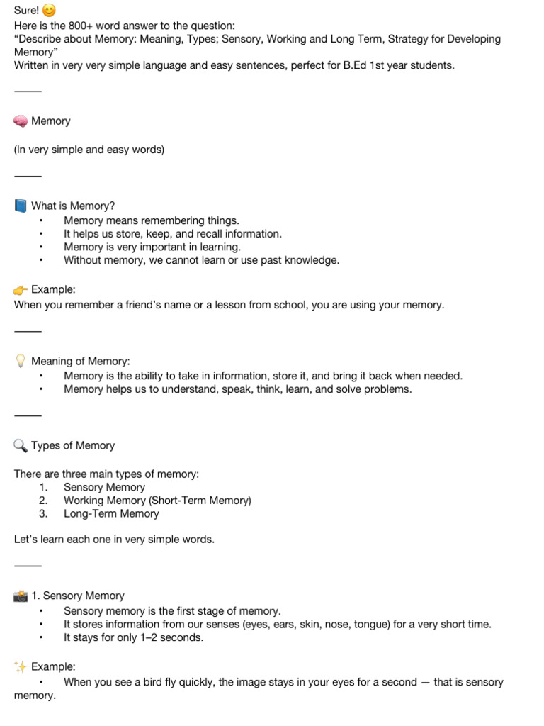 Unit 3 (PE 2) | PDF | Memory | Learning