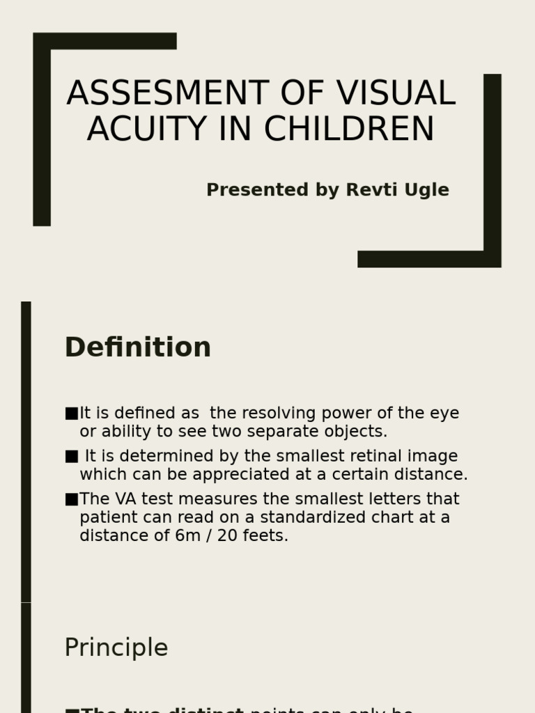 Worth's Ivory Ball Test Overview | PDF | Visual Acuity | Nervous System