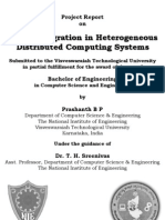 Process Migration in Heterogeneous Distributed Computing Systems