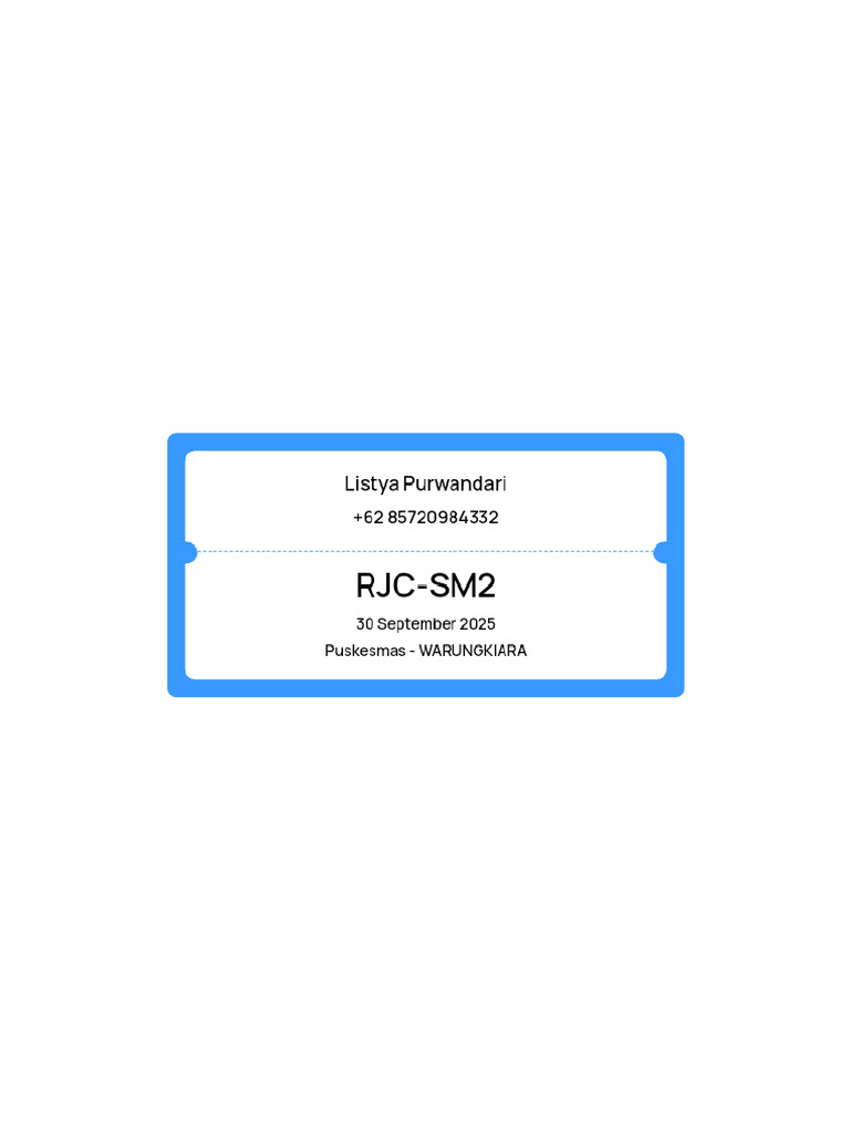 PKG RJC SM2 | PDF