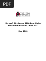 Download Example SQL Server 2008 Data Mining Addins for Excel2007 by Yalana Noboa SN94056098 doc pdf