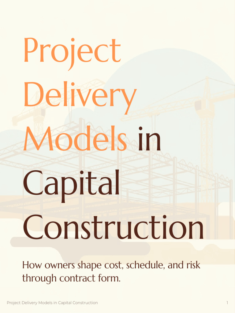 Understanding the EPCM Delivery Model | PDF | Economies | Business