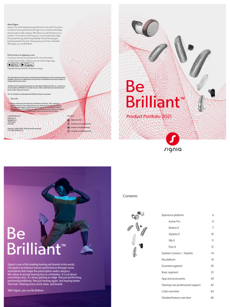 Signia Product Catalog 2020 10 | PDF | Hearing Aid | Battery Charger
