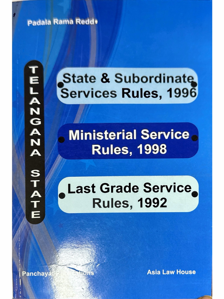 Ts State and Subordinate Rules | PDF